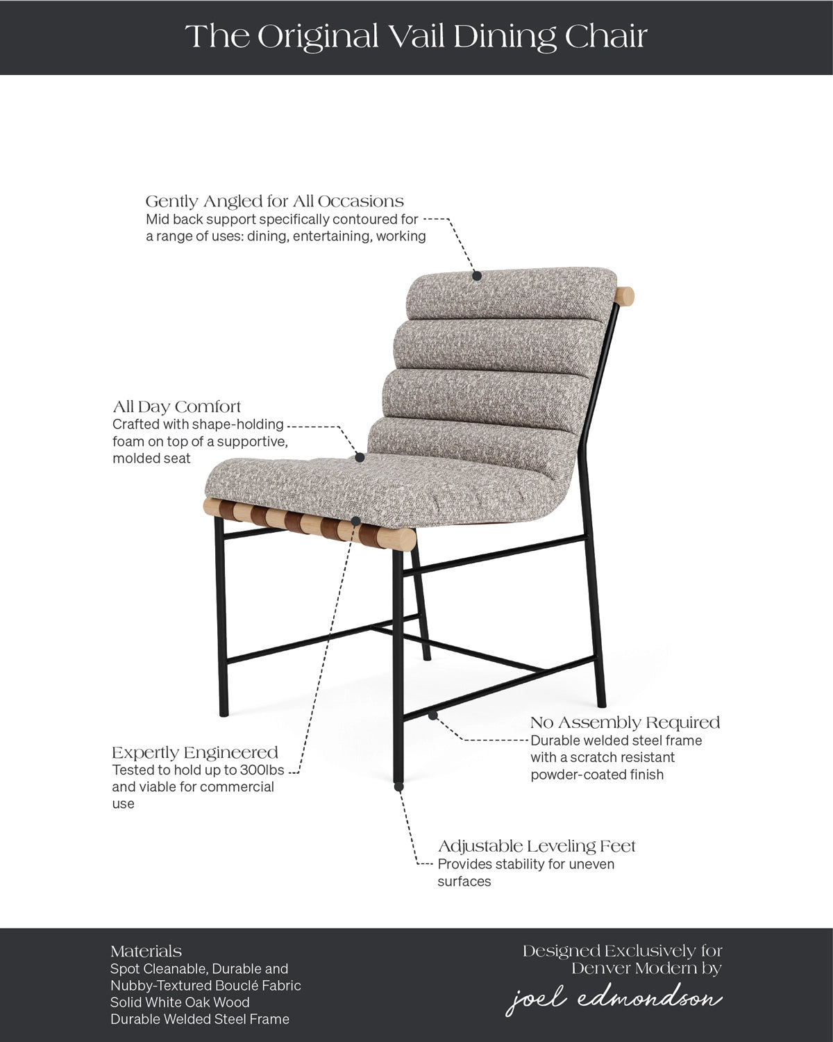 Stone Boucle / White Oak