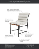 White Boucle / Walnut