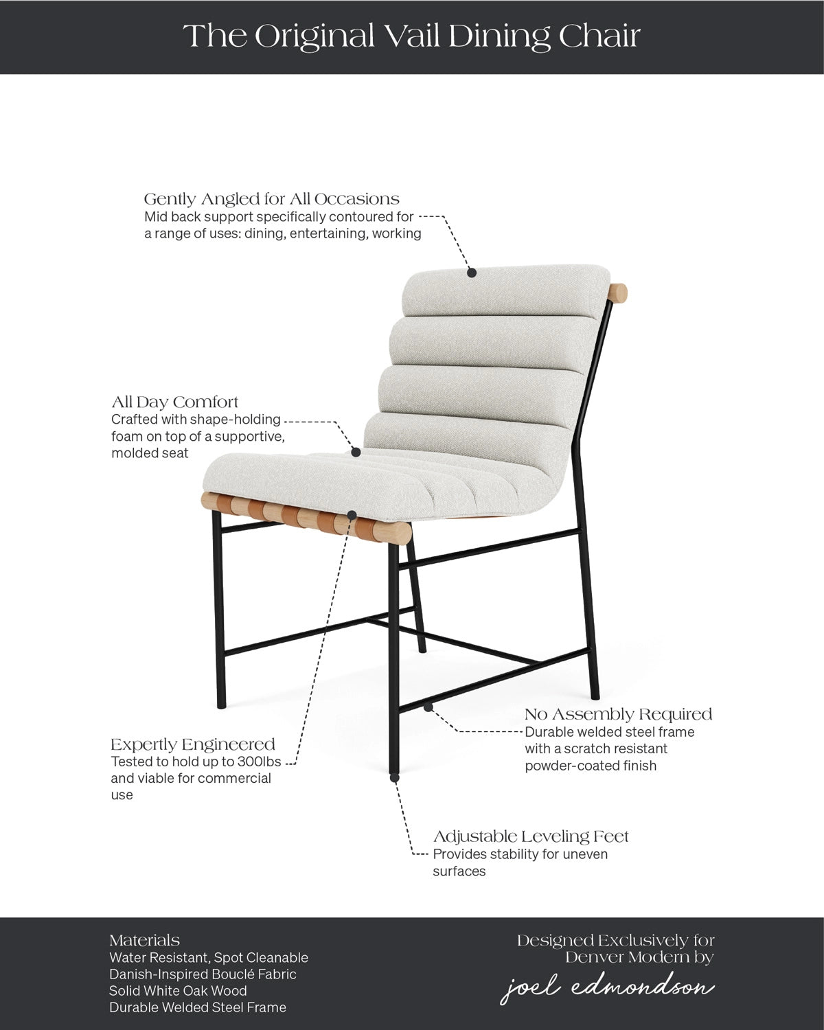 White Boucle / White Oak