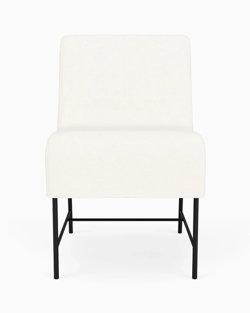 Ivory FIQA Woven / Vail Dining Chair Cover