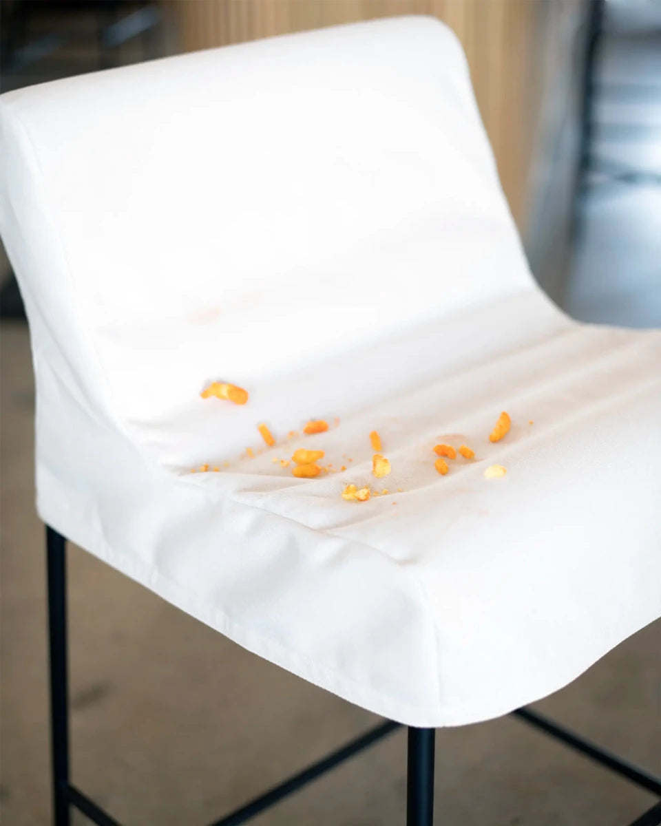 Ivory FIQA Woven / Vail Stool Cover