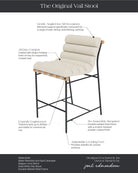 Pearl Linen / White Oak / Counter (24" Height)