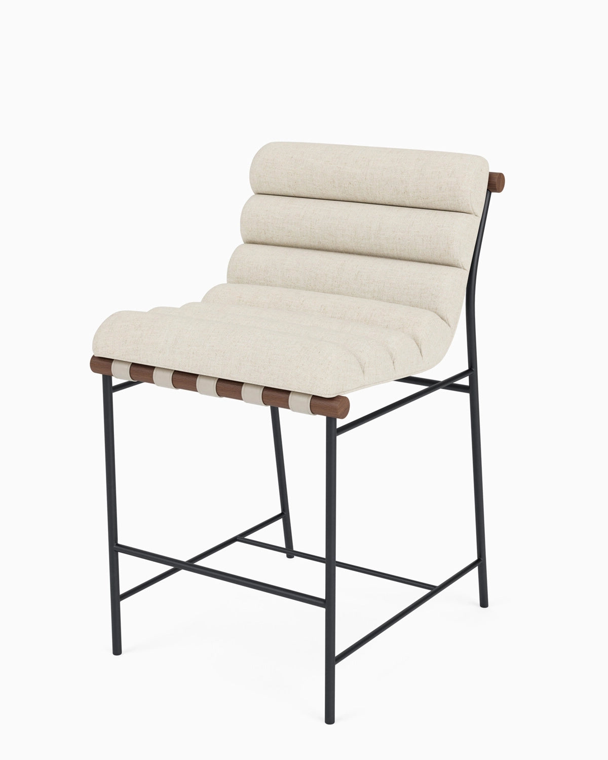 Pearl Linen / Walnut / Counter (24&quot; Height)