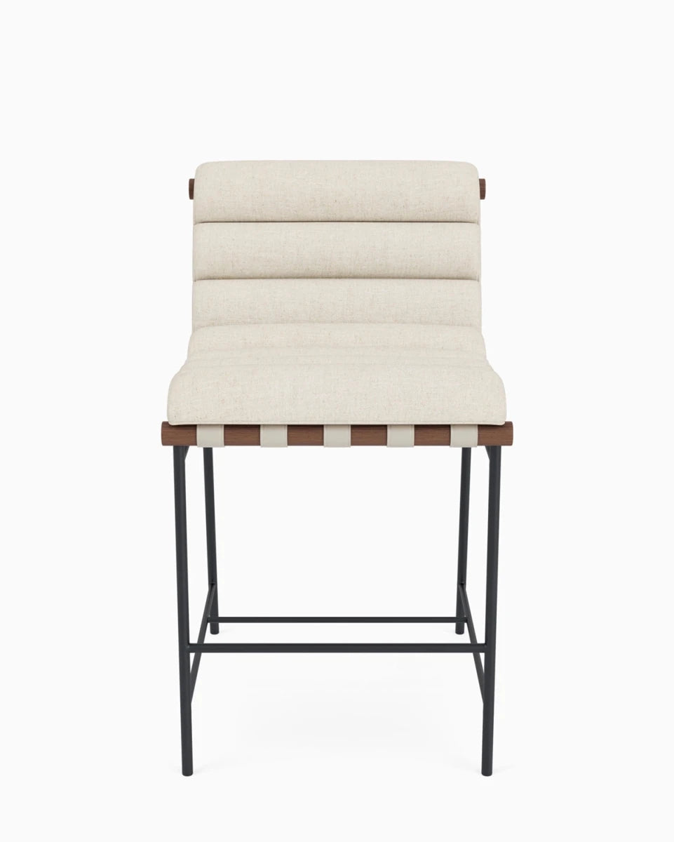 Pearl Linen / Walnut / Counter (24" Height)