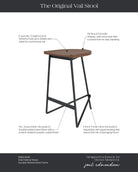 Walnut / Counter (24" Height)