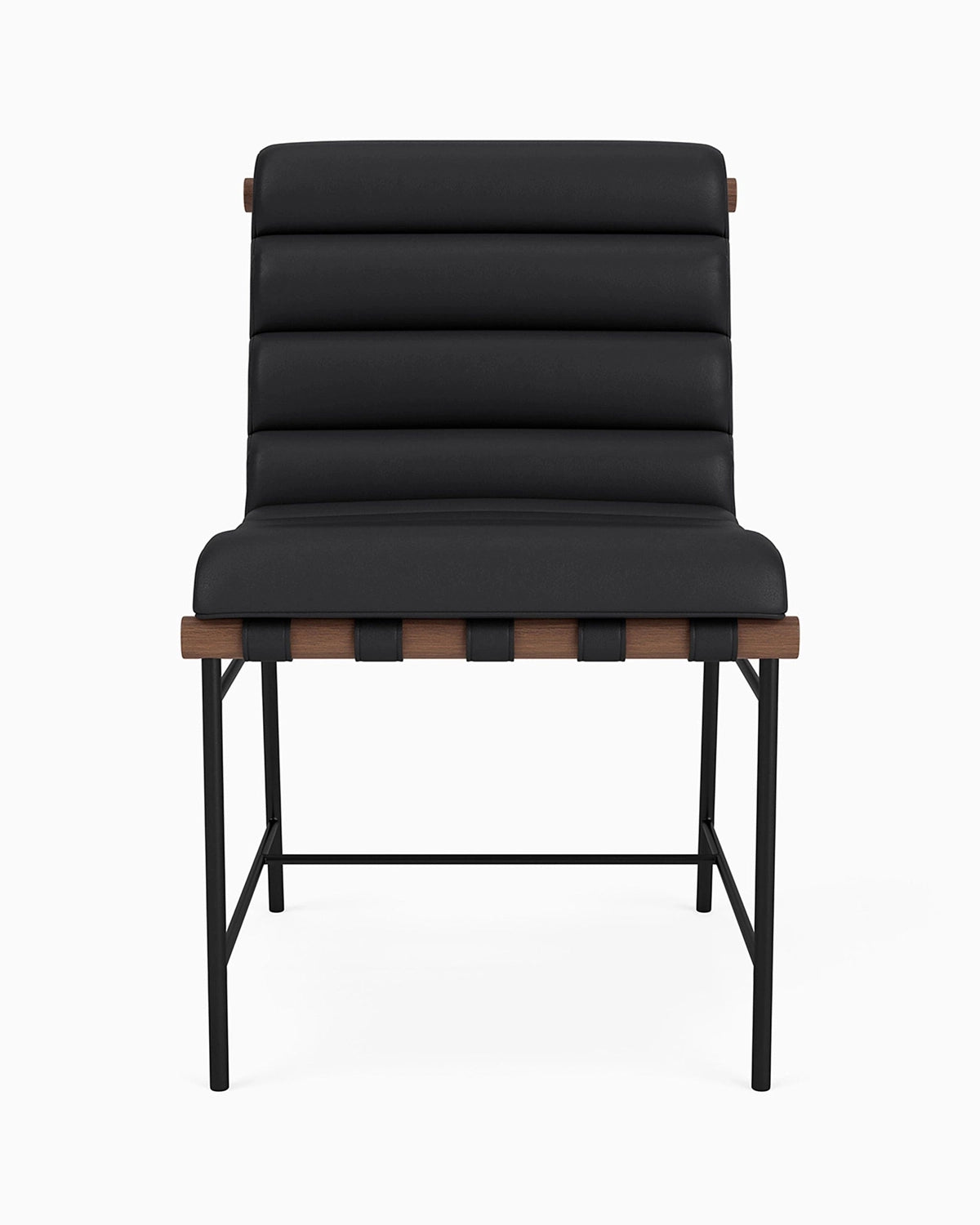 Black Leather / Walnut