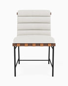 White Boucle / Walnut