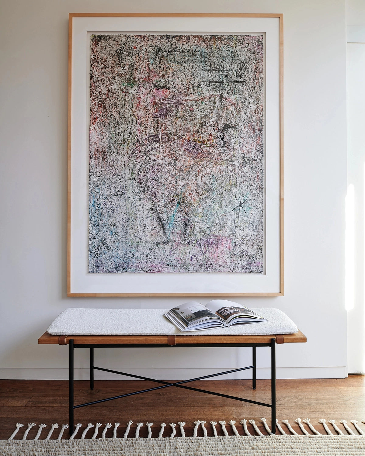 White Boucle / White Oak