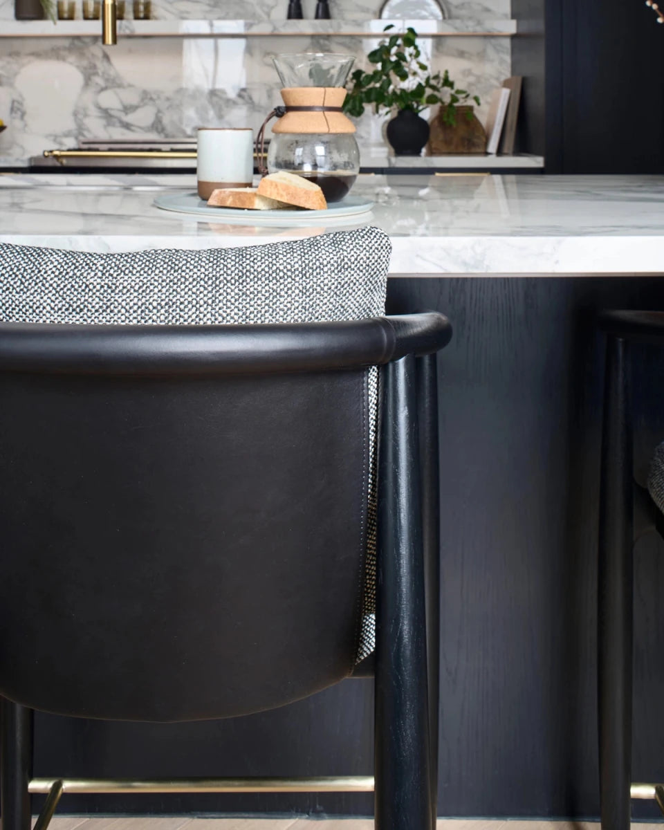 Noir Basketweave / Black Leather / Ebony