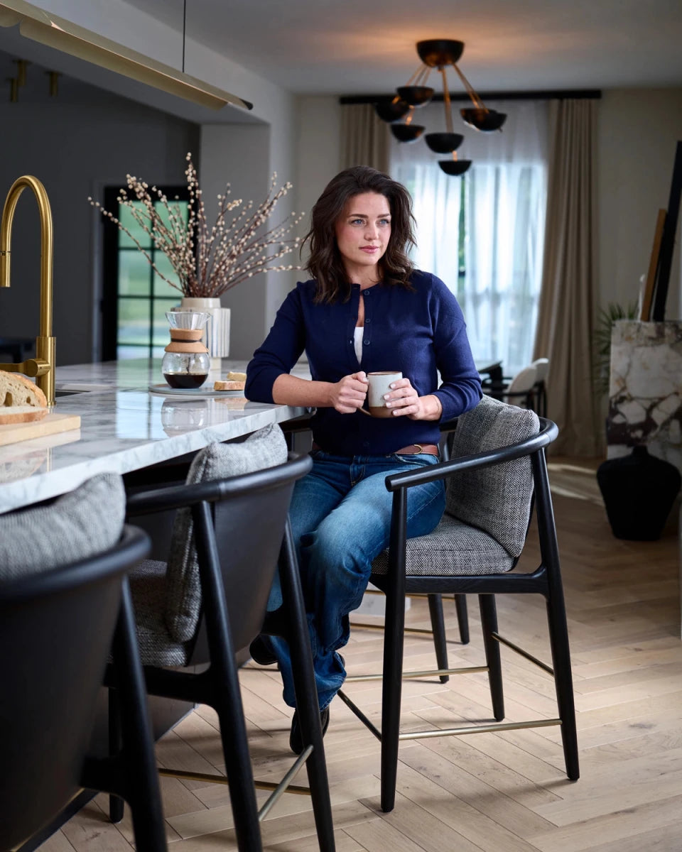 Noir Basketweave / Black Leather / Ebony