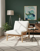 Dove FIQA Boucle / Saddle Leather / White Oak