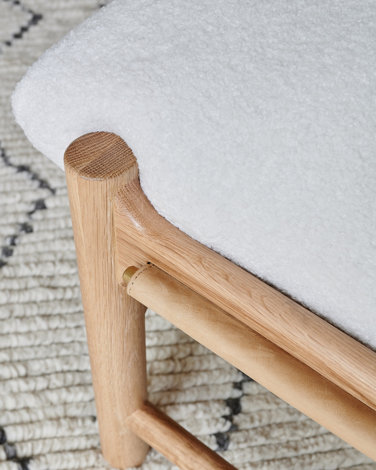 Ivory Himalaya / Sunflower Leather / White Oak