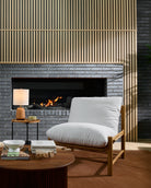 Ivory Himalaya / Sunflower Leather / White Oak