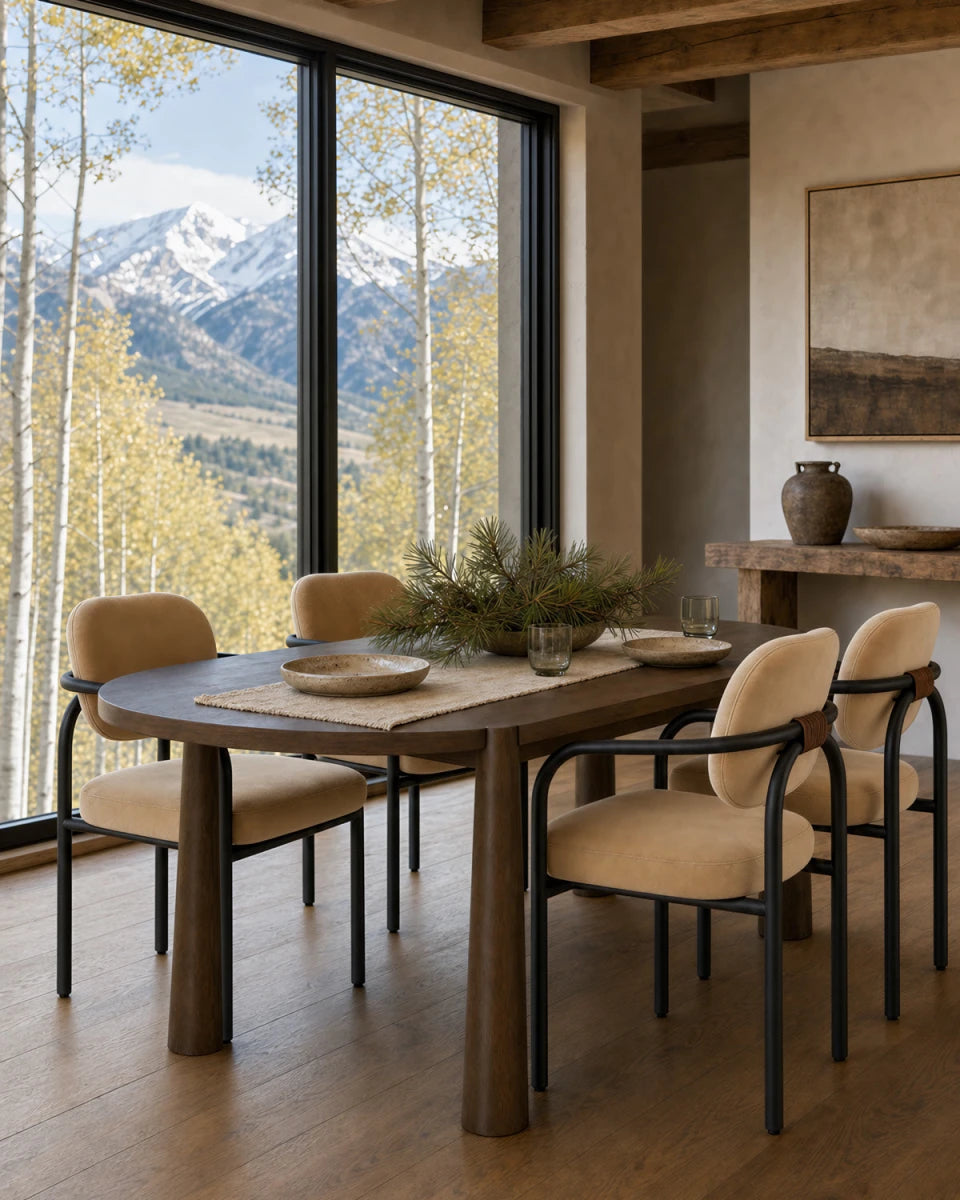 Espresso Oak / 96" length | Seats 6