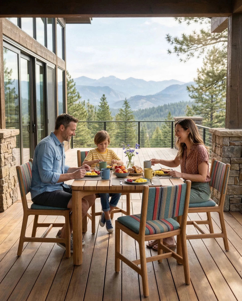 Teak / 42" length | Seats 4