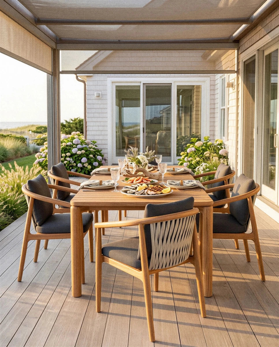 Slate FIQA Boucle / Tan Outdoor Rope