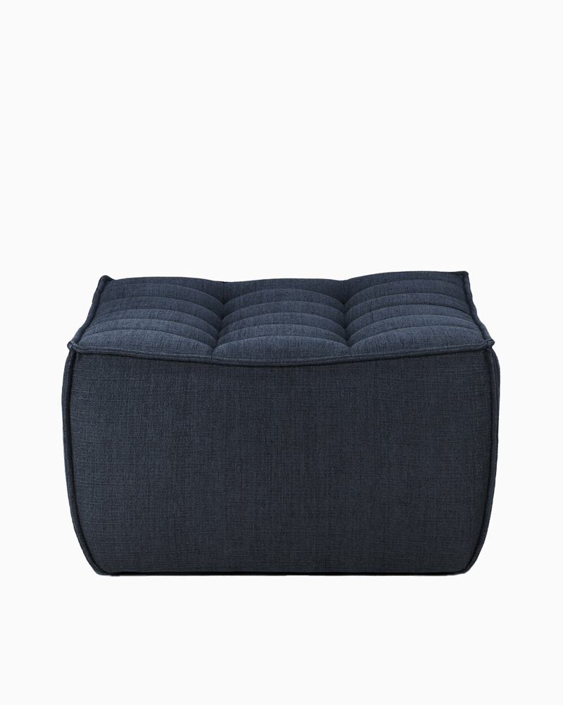 Eco Fabric Graphite / Footstool