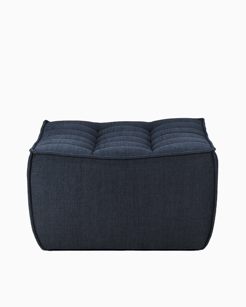 Eco Fabric Graphite / Footstool