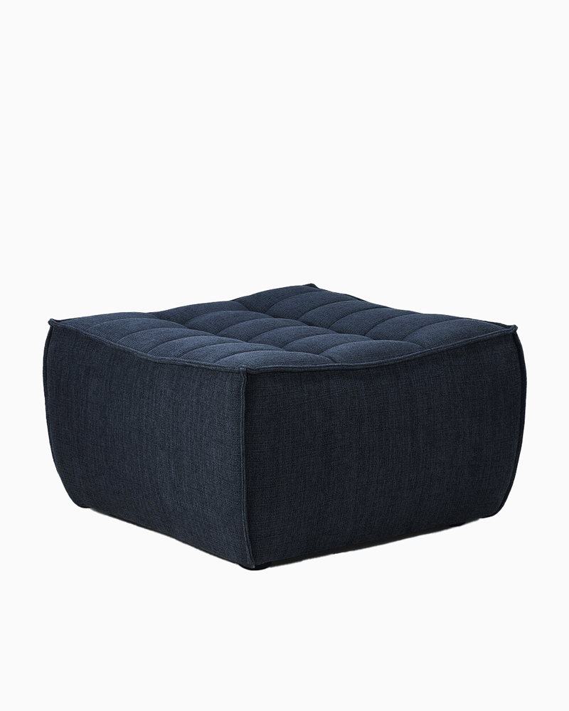 Eco Fabric Graphite / Footstool
