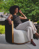 Dove FIQA Boucle / Black Outdoor Rope