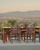Teak / 78" length | Seats 6