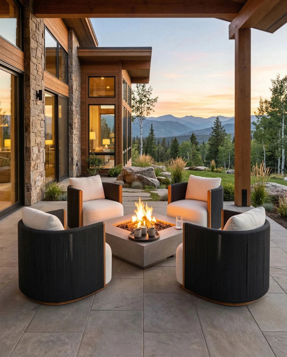 Dove FIQA Boucle / Black Outdoor Rope