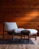 Stone Boucle / Maple Brown Leather / Walnut