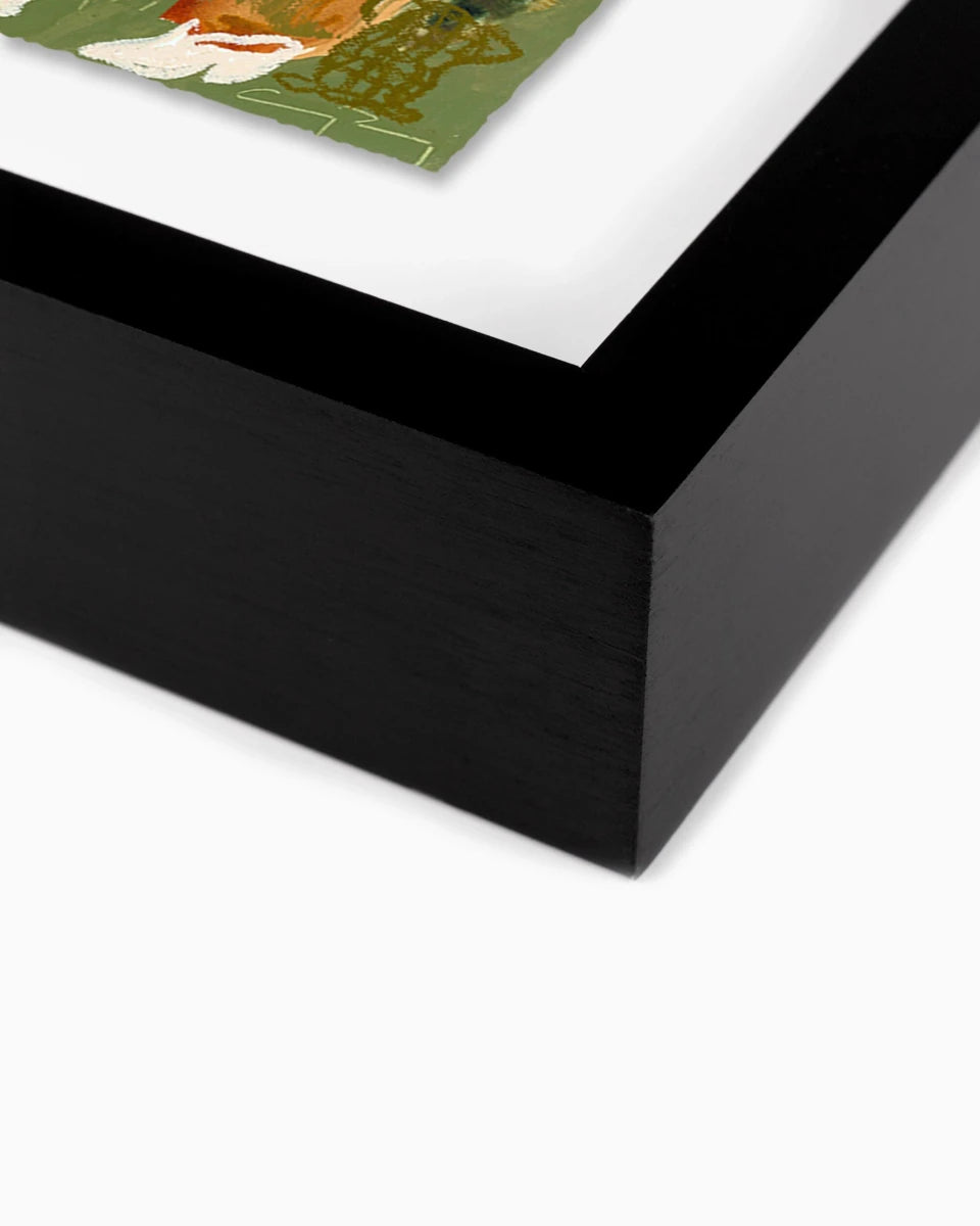 30" x 40" / Black Maple