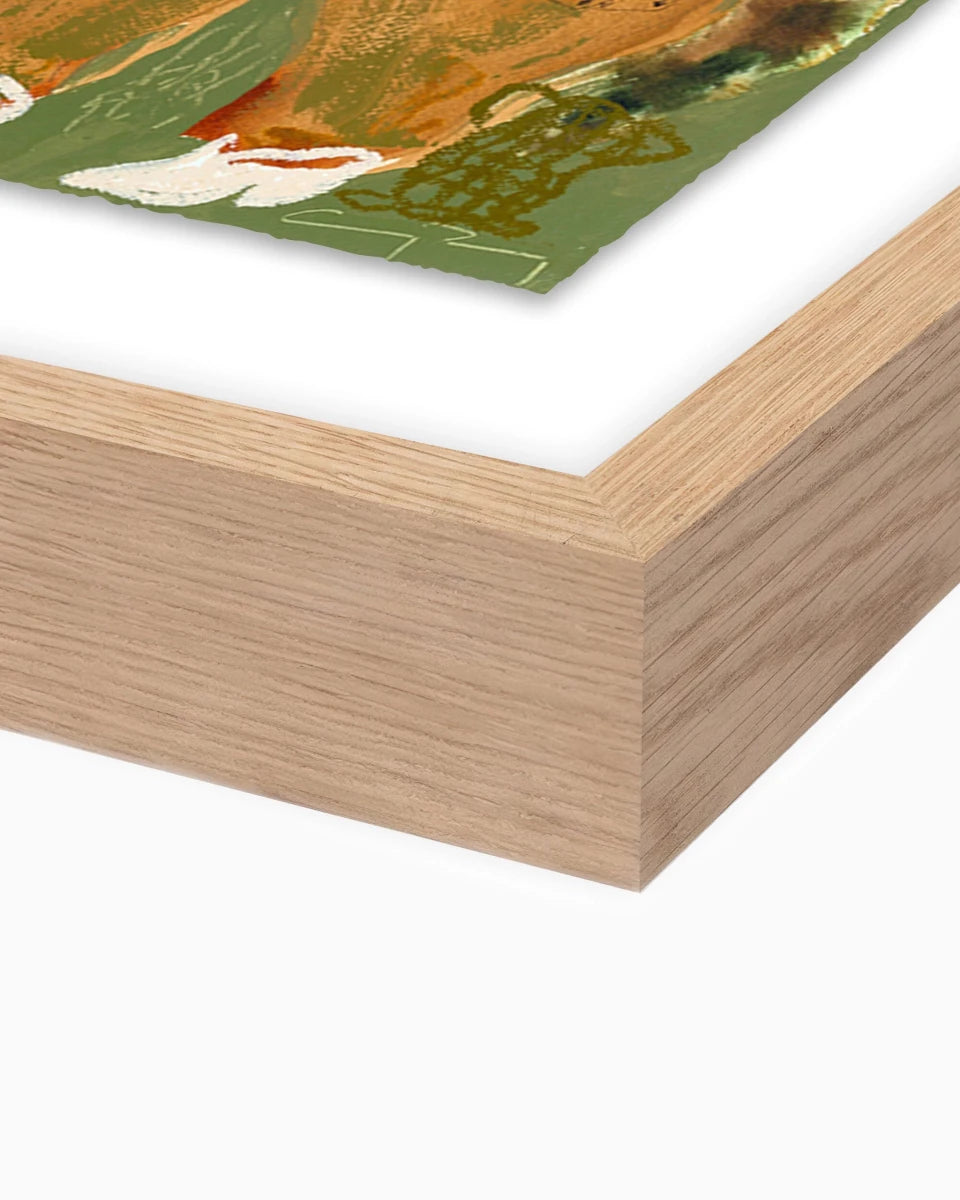 36" x 48" / White Oak