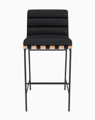 Black Leather / White Oak / Bar (30" Height)