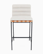 White Boucle / White Oak / Bar (30" Height)