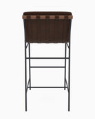 Maple Brown Leather / Walnut / Bar (30" Height)