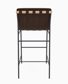 Maple Brown Leather / White Oak / Bar (30" Height)