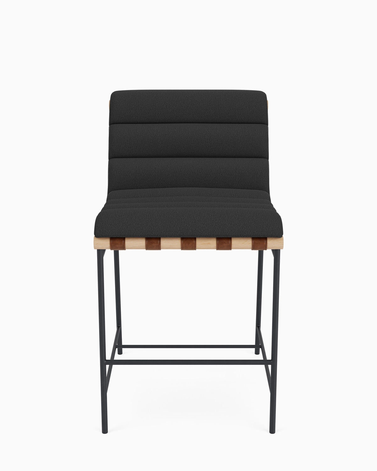 Charcoal Boucle / White Oak / Counter (24&quot; Height)