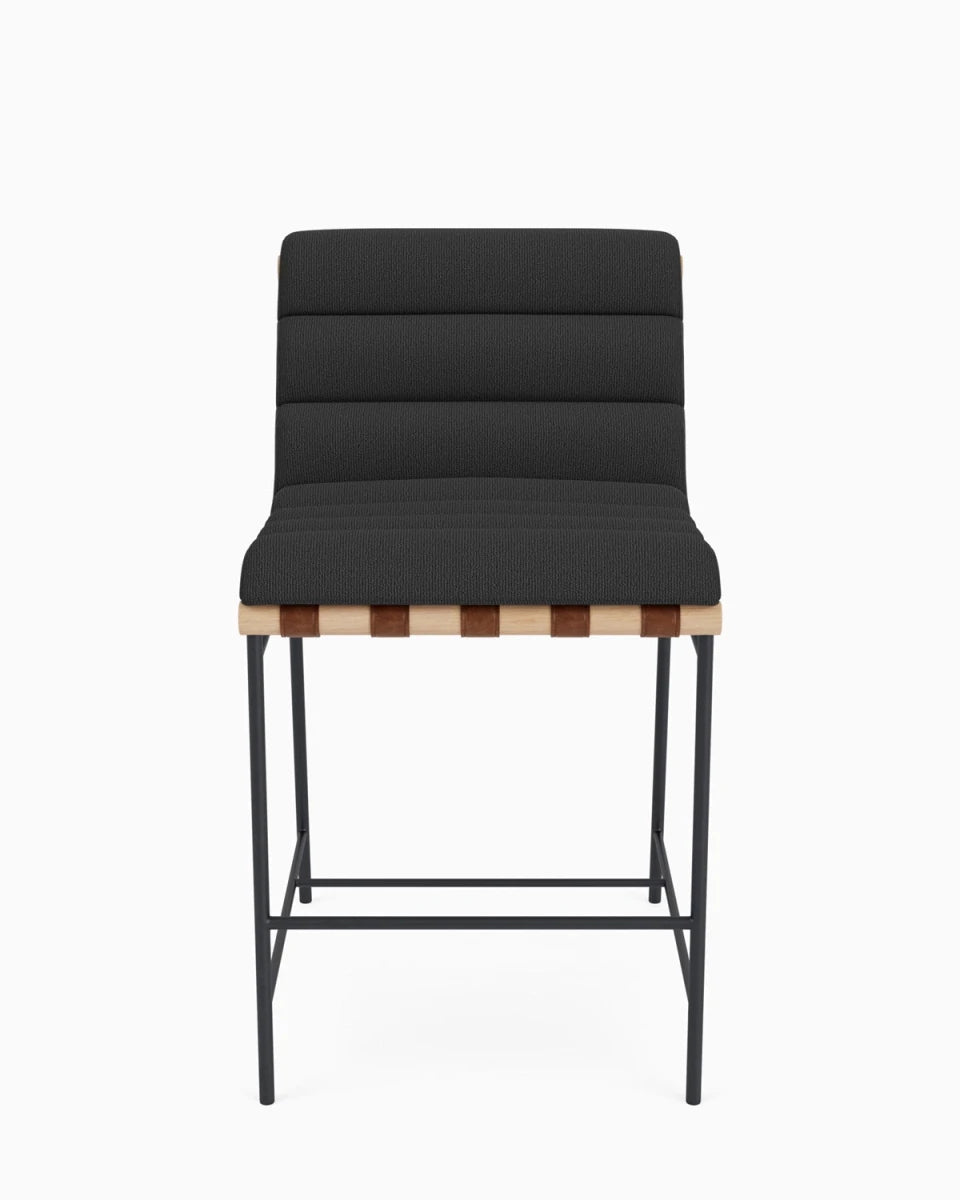 Charcoal Boucle / White Oak / Counter (24" Height)