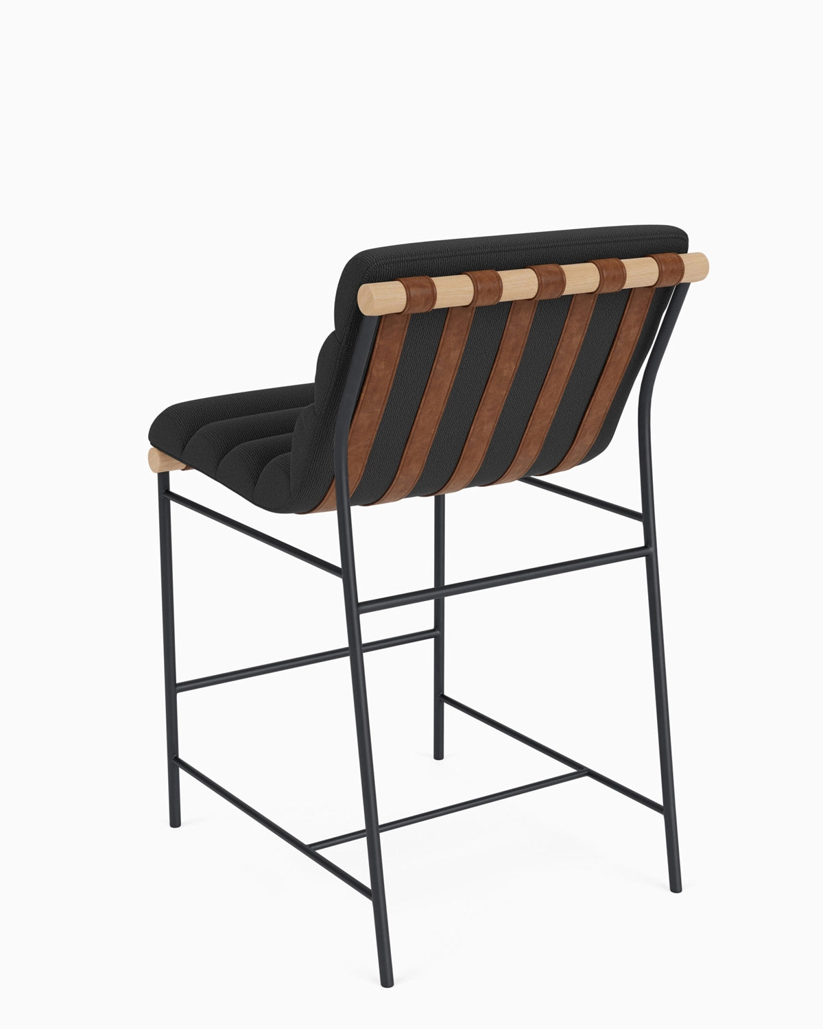 Charcoal Boucle / White Oak / Counter (24&quot; Height)