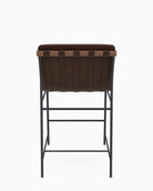 Maple Brown Leather / Walnut / Counter (24" Height)