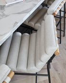 Pearl Linen / White Oak / Counter (24" Height)