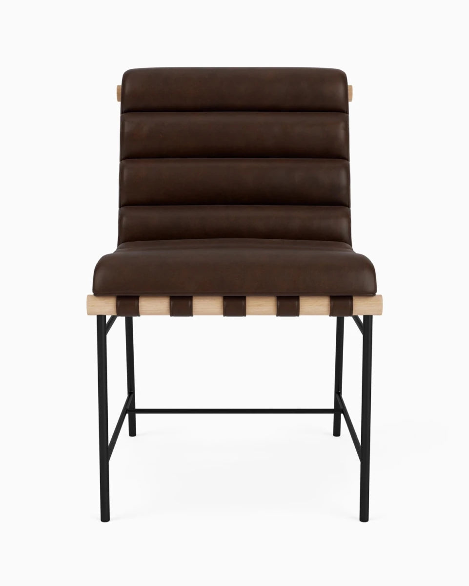 Maple Brown Leather / White Oak