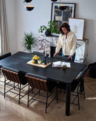 Charcoal Boucle / Walnut