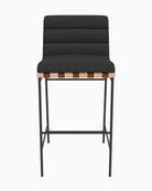 Charcoal Boucle / White Oak / Bar (30" Height)