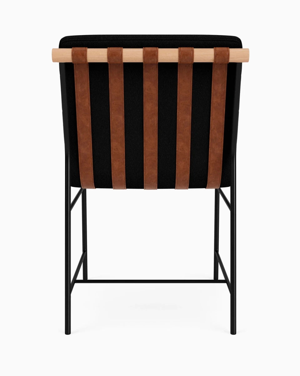 Charcoal Boucle / White Oak