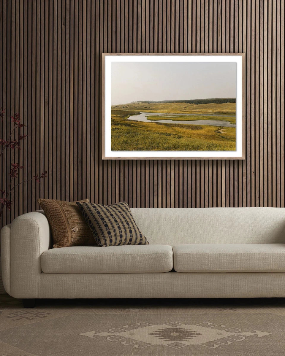 40" x 30" / Rustic Walnut