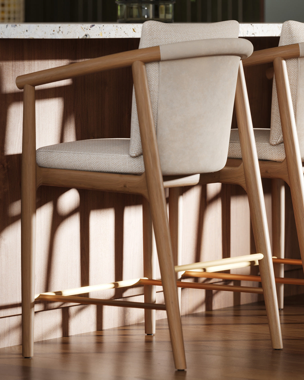 Latte Basketweave / Pearl Leather / White Oak