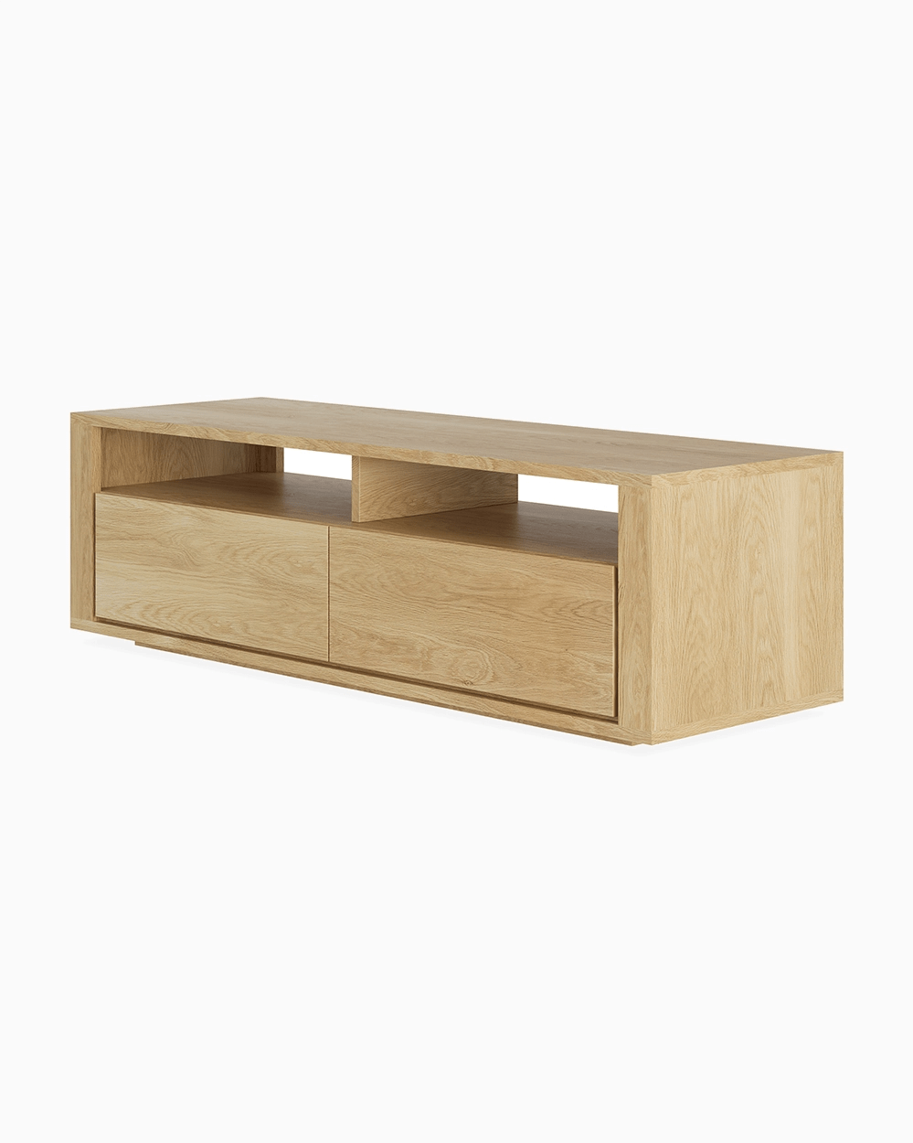 Natural Oak / Two drawers (55.5")