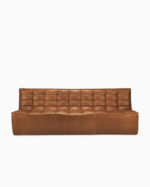 Saddle Leather / Three Seater