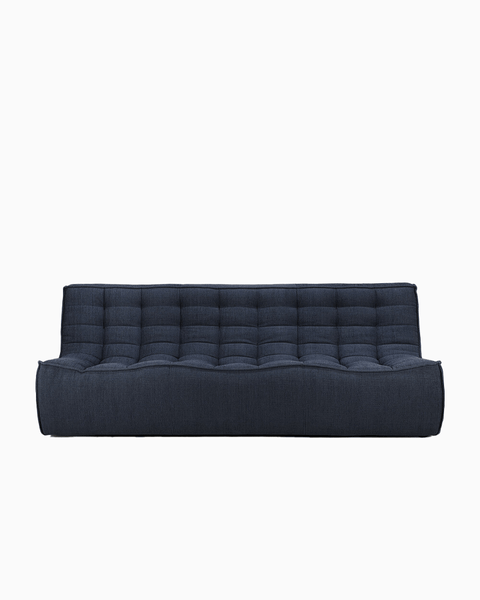 Eco Fabric Graphite / Three Seater