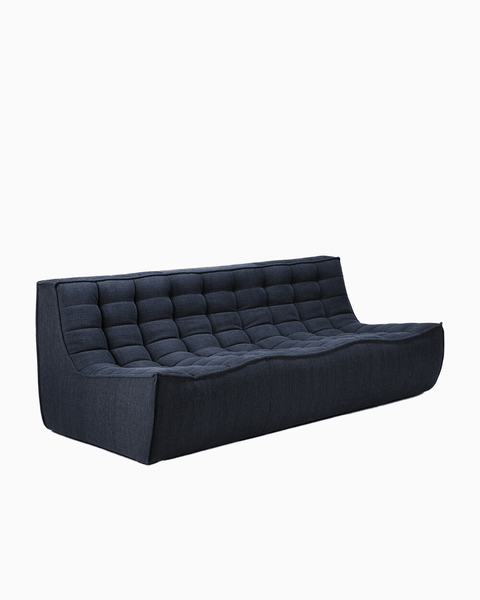 Eco Fabric Graphite / Three Seater